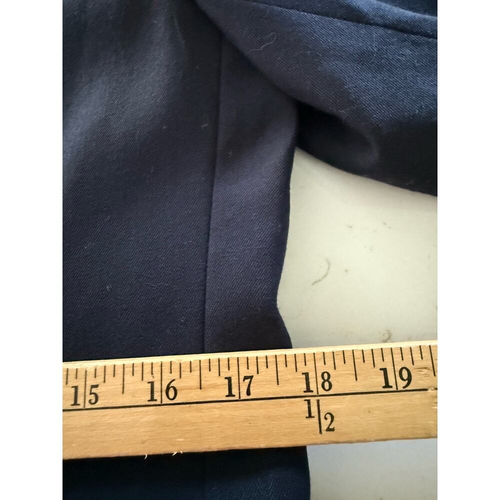 Liz Claiborne Collection Wool Blazer Jacket Navy Blue Size 6P Gold Buttons - Picture 8 of 10
